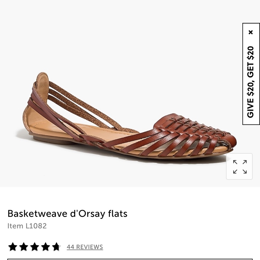 Basketweave d'Orsay flats